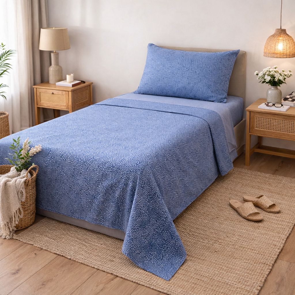 Completo Lenzuola Singole 100% Cotone Micro Chic – Elegante e Moderno