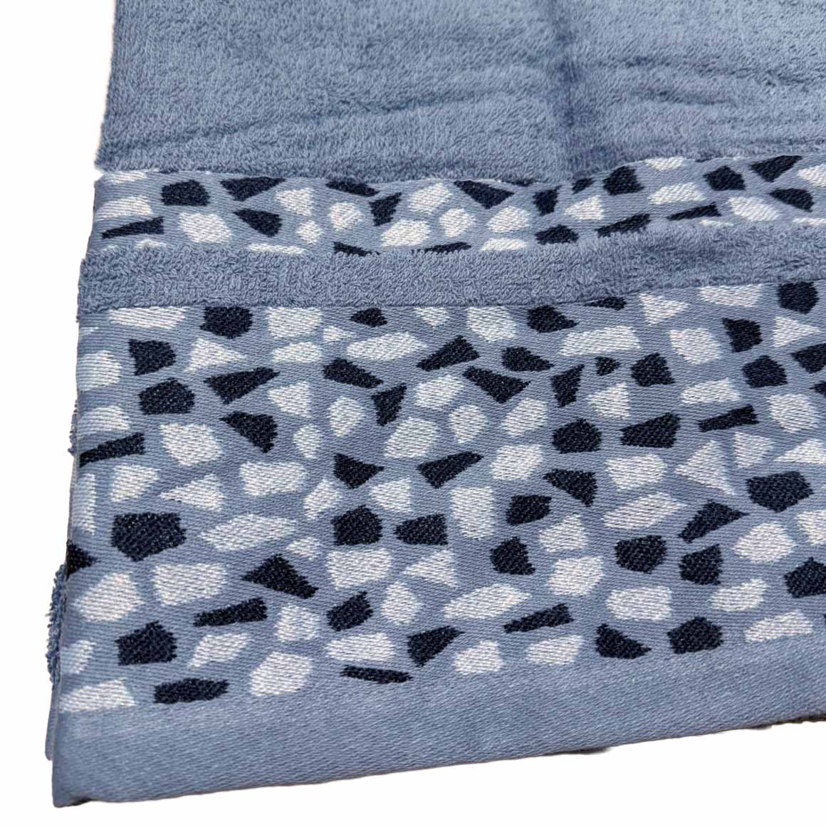 Asciugamano in Spugna 500 gr 100% Cotone Fantasia Mosaico – Alta Assorbenza – Vari Colori
