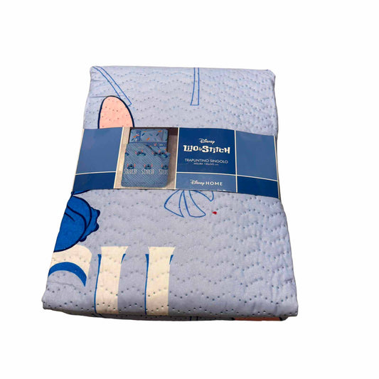 Trapuntino Letto Singolo Stitch Disney – Copriletto Estivo Bambini Blu