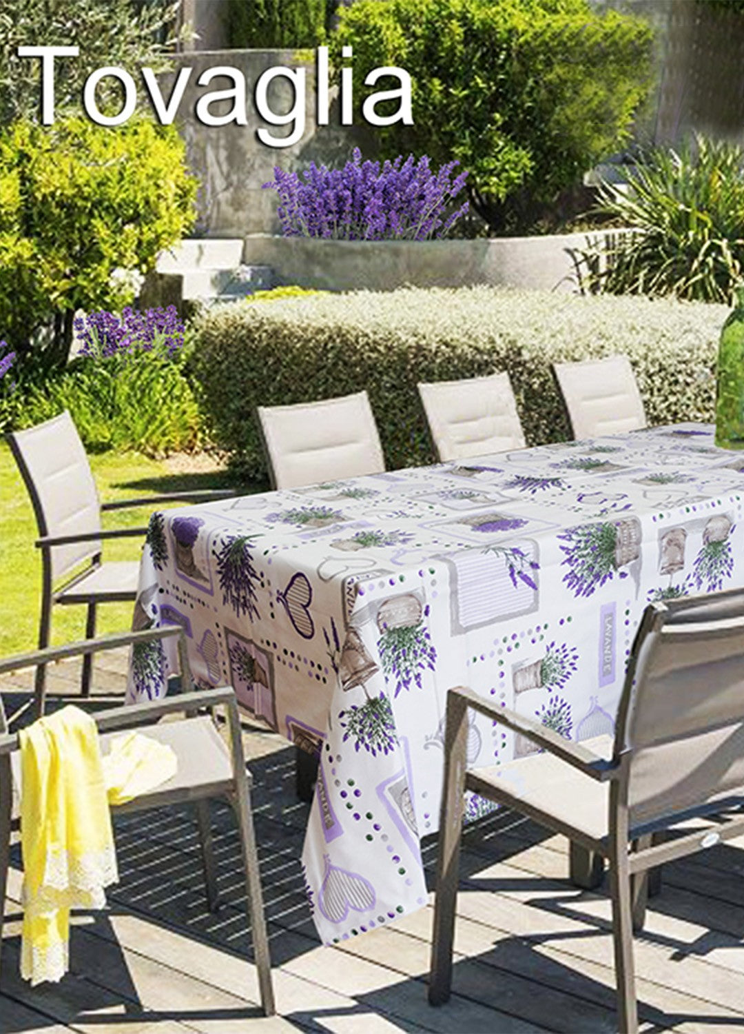 Tovaglia in puro cotone fantasia Provenza