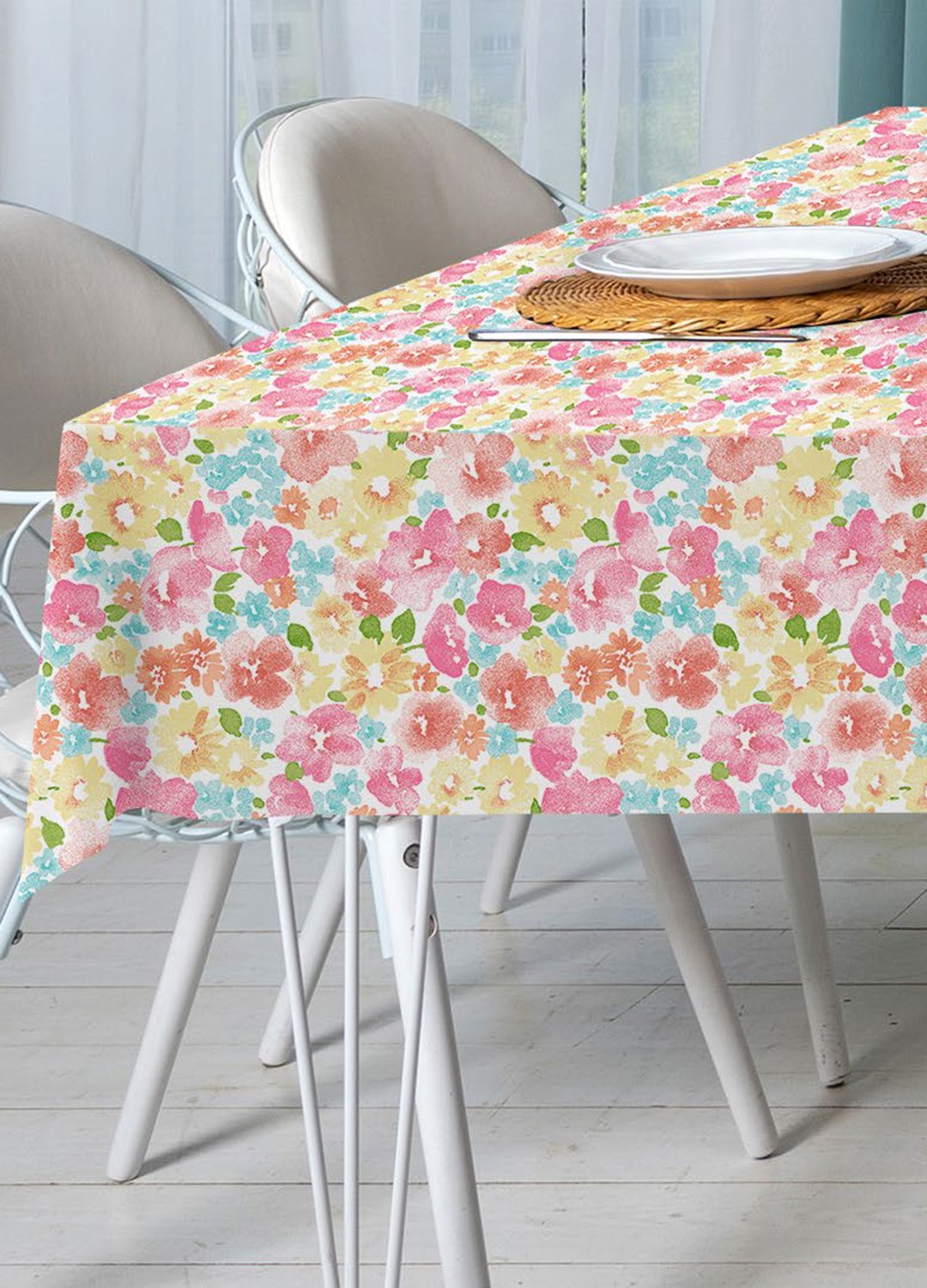 Tovaglia antimacchia fantasia Pastello