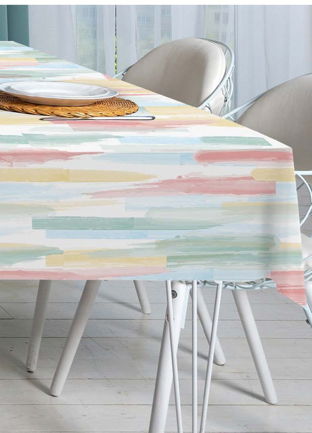 Tovaglia antimacchia fantasia Sfumata