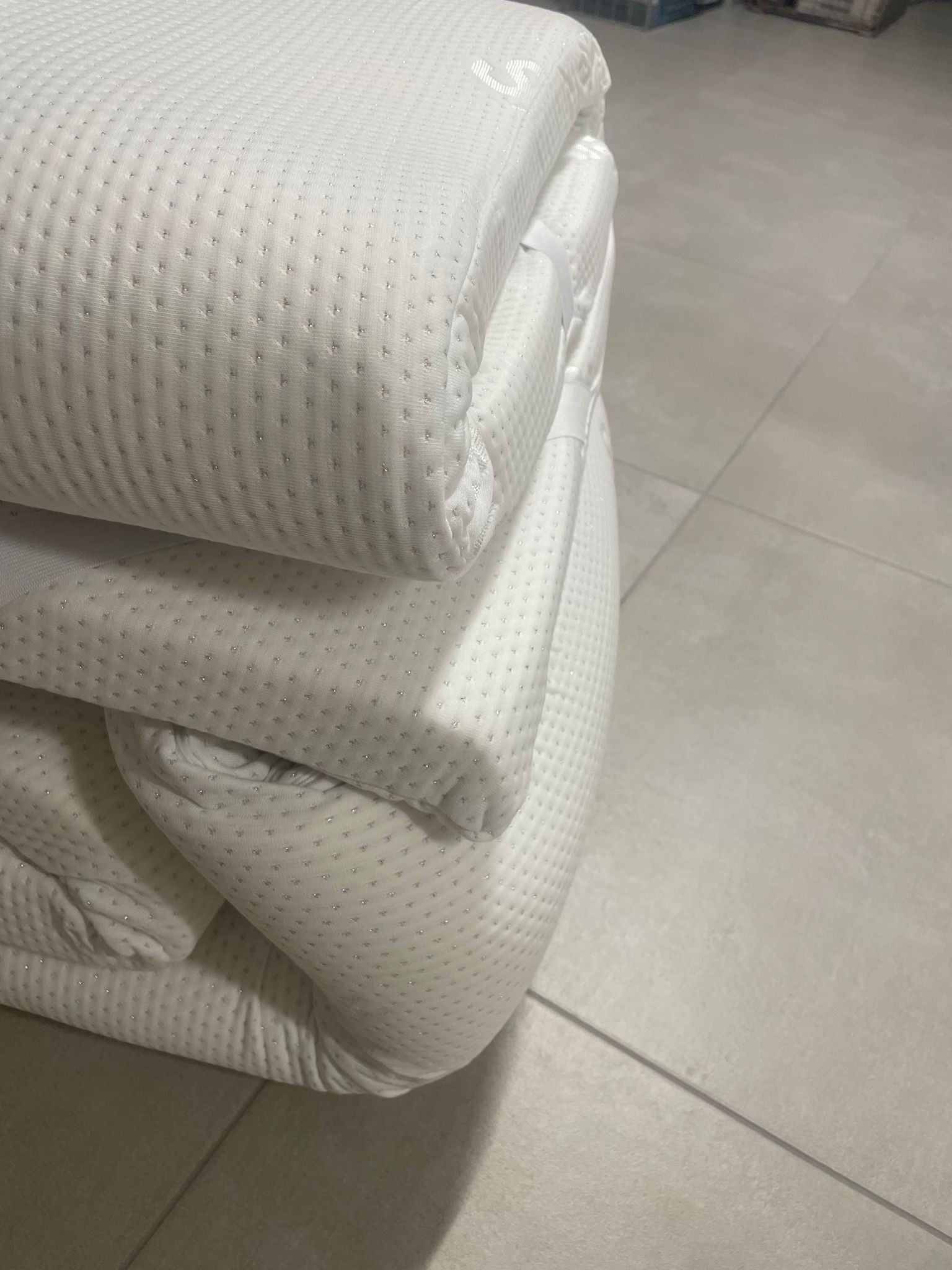 Topper in memory con fibra d'argento