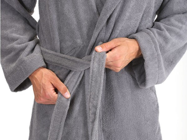 Accappatoio Daunex serie Smart in puro cotone, in tinta unita