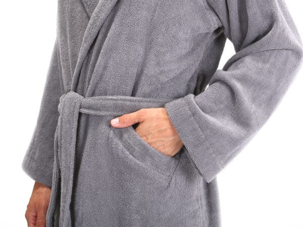 Accappatoio Daunex serie Smart in puro cotone, in tinta unita