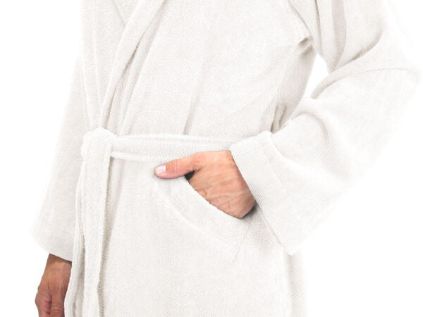 Accappatoio Daunex serie Smart in puro cotone, in tinta unita