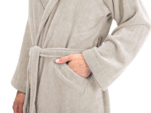 Accappatoio Daunex serie Smart in puro cotone, in tinta unita