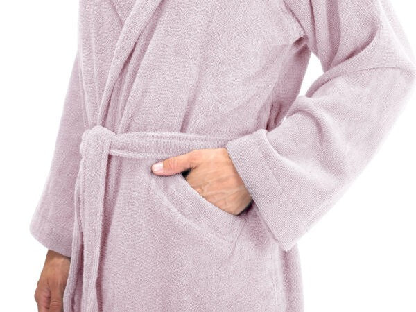 Accappatoio Daunex serie Smart in puro cotone, in tinta unita