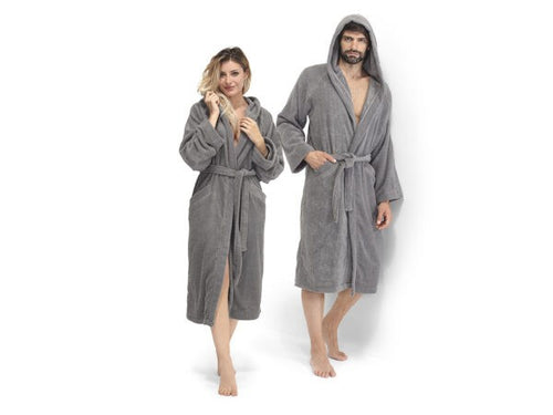 Accappatoio Daunex serie Smart in puro cotone, in tinta unita