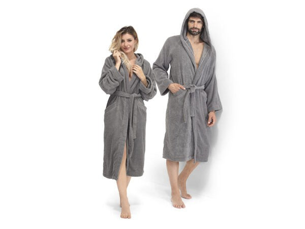 Accappatoio Daunex serie Smart in puro cotone, in tinta unita