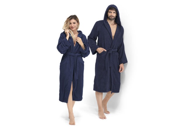 Accappatoio Daunex serie Smart in puro cotone, in tinta unita