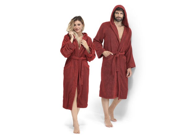 Accappatoio Daunex serie Smart in puro cotone, in tinta unita