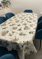 Tovaglia in puro cotone fantasia Natura, da 6 o da 12 persone