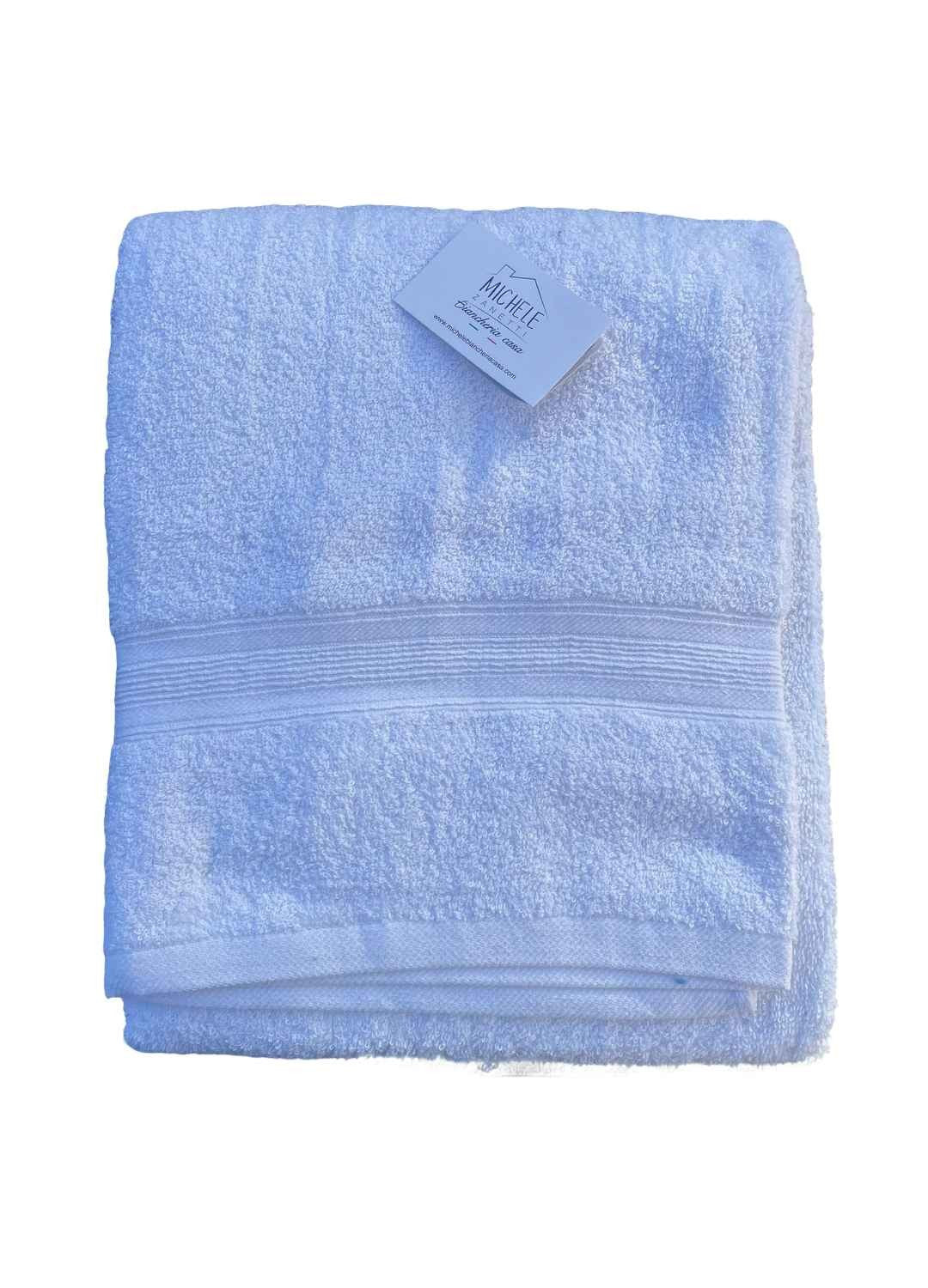 Telo doccia in spugna liscia di cotone al 100%, Linea 500