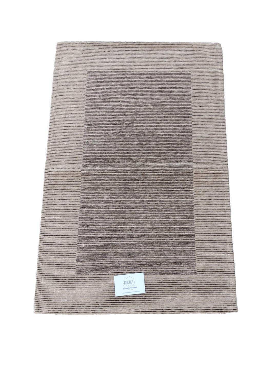 Tappeto in ciniglia con base antiscivolo serie Righe per la tua camera da letto o il tuo bagno