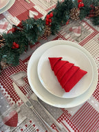 Tovaglia in puro cotone fantasia Shabby con cuori, disponibile in diverse misure