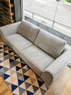 Tappeto in ciniglia con base antiscivolo serie Triangoli per la camera da letto o il soggiorno