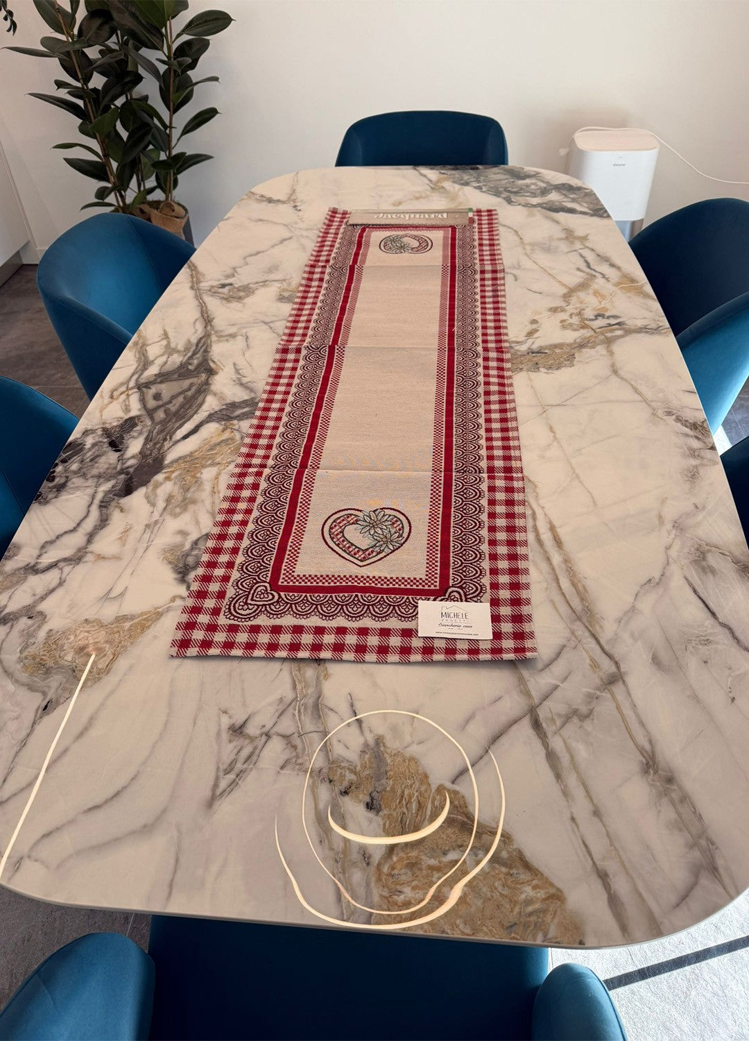 Runner 40x140 cm in Tessuto Gobelin, fantasia Tirolo