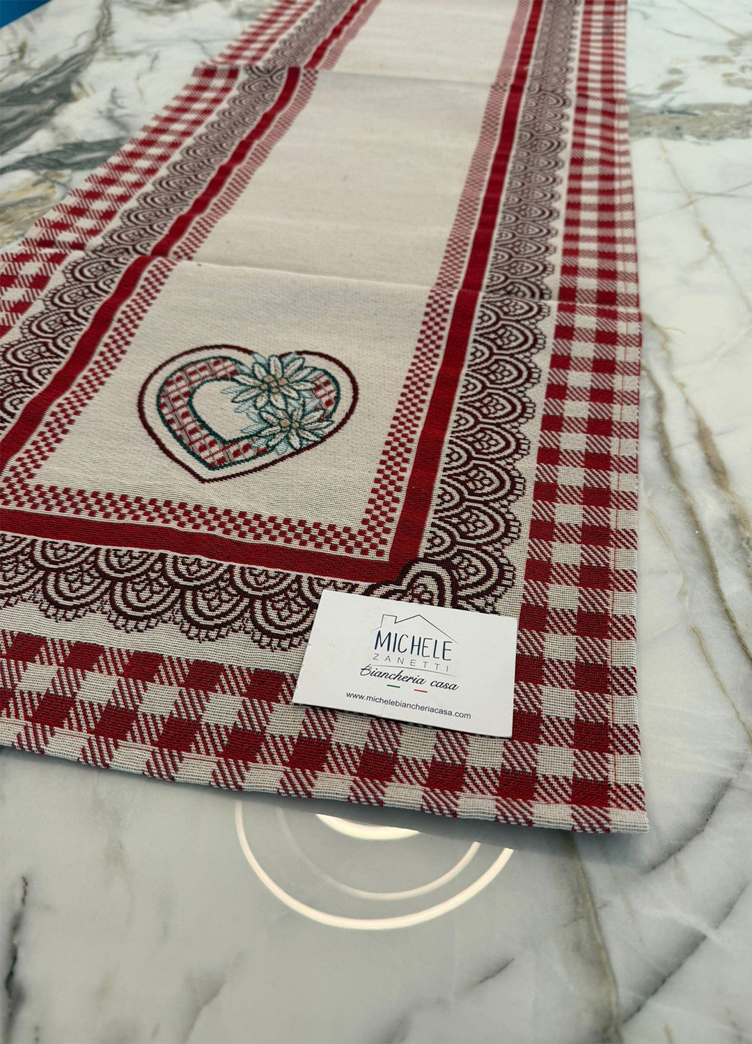 Runner 40x140 cm in Tessuto Gobelin, fantasia Tirolo