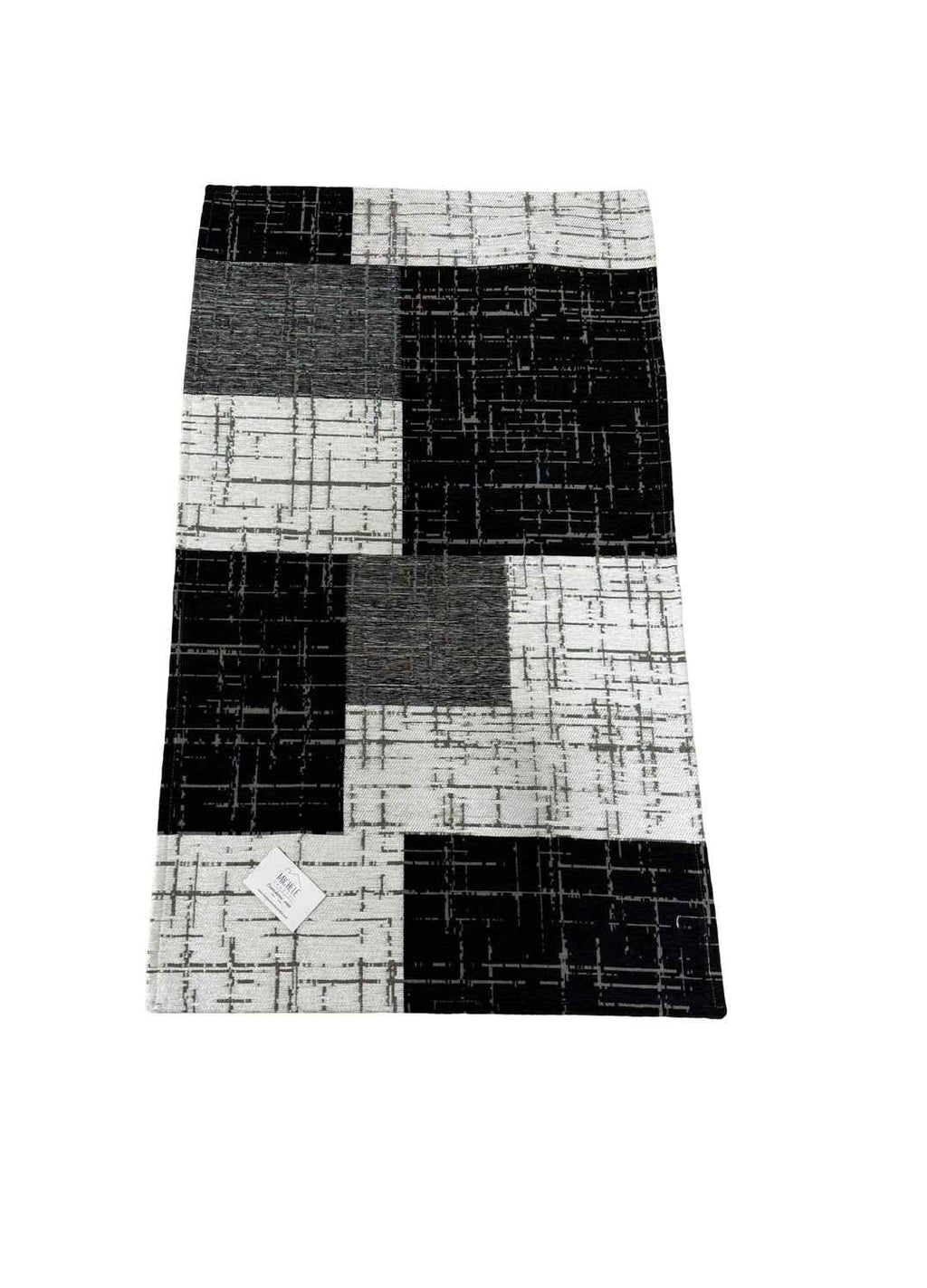 Tappeto in ciniglia con base antiscivolo serie Mondrian per la tua camera o il tuo soggiorno