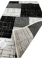 Tappeto in ciniglia con base antiscivolo serie Mondrian per la tua camera o il tuo soggiorno