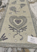 Runner 40x140 cm in Tessuto Gobelin, fantasia Lavanda