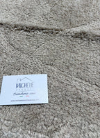 Tappeto bagno in tinta unita serie Cleo, con antiscivolo