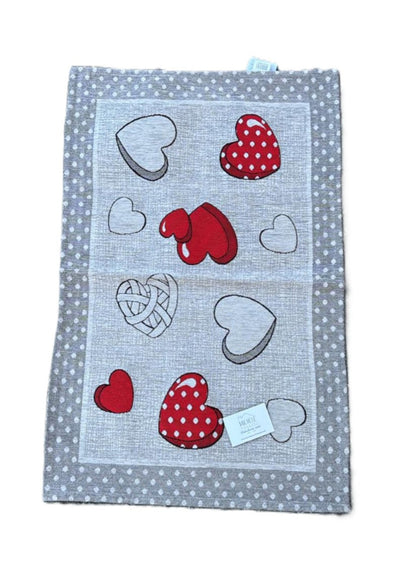 Tappeto in ciniglia con base antiscivolo serie Valentine per la cucina