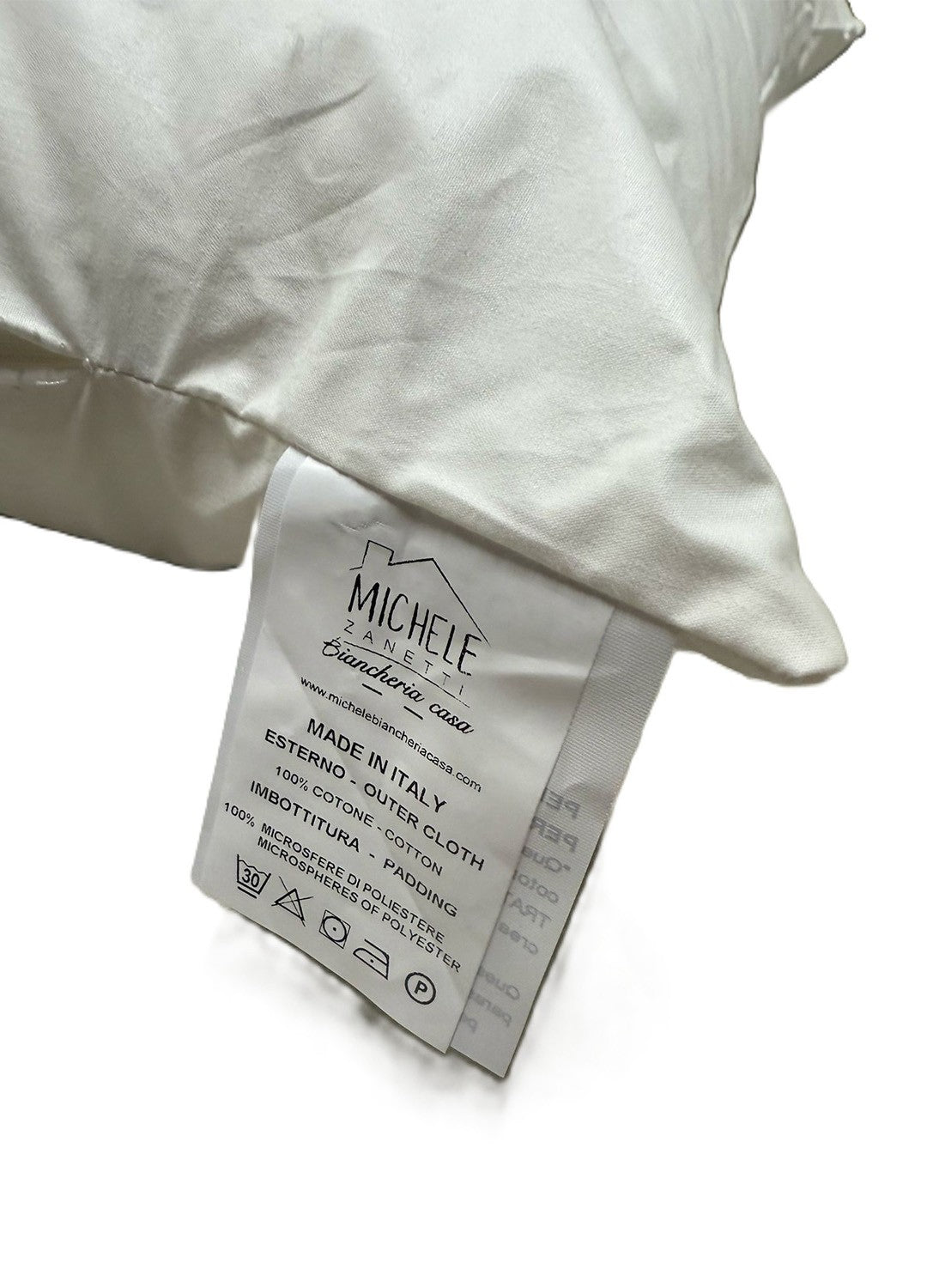 Guanciale High Performance in Fibra Poliestere con Rivestimento 100% Cotone