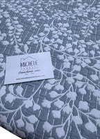 Trapuntino Foglioline in Tessuto Jacquard Double Face – 260x260 cm