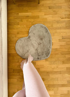 Tappeto soffice Cuore, con antiscivolo
