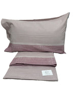 Completo Lenzuola Matrimoniale in cotone fantasia Quadrettini, prodotto italiano