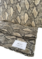 Completo Lenzuola Matrimoniale in cotone fantasia Pitonata, prodotto italiano