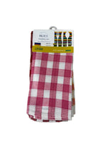 Pacco Strofinacci da Cucina 6 pz – 100% Cotone – Fantasia Quadretti Assortiti