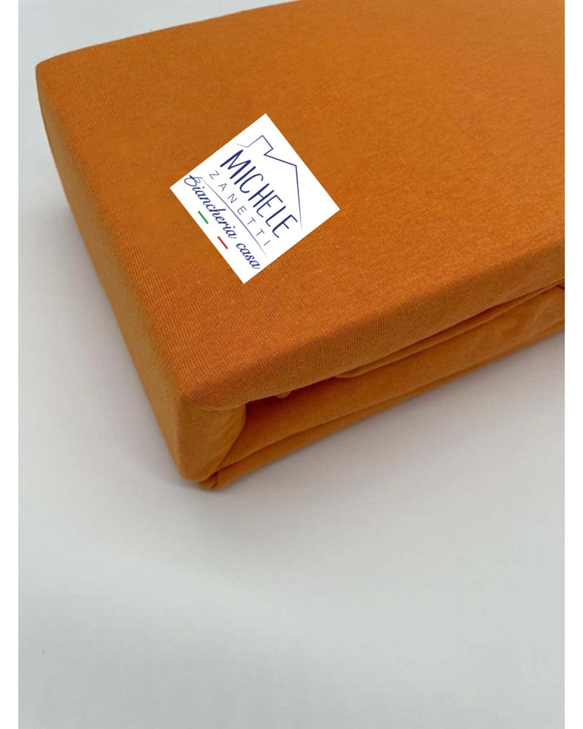 Lenzuolo Letto Singolo da sotto, in tinta unita in jersey