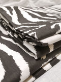 Completo Lenzuola Letto Singolo in cotone con fantasia zebrata