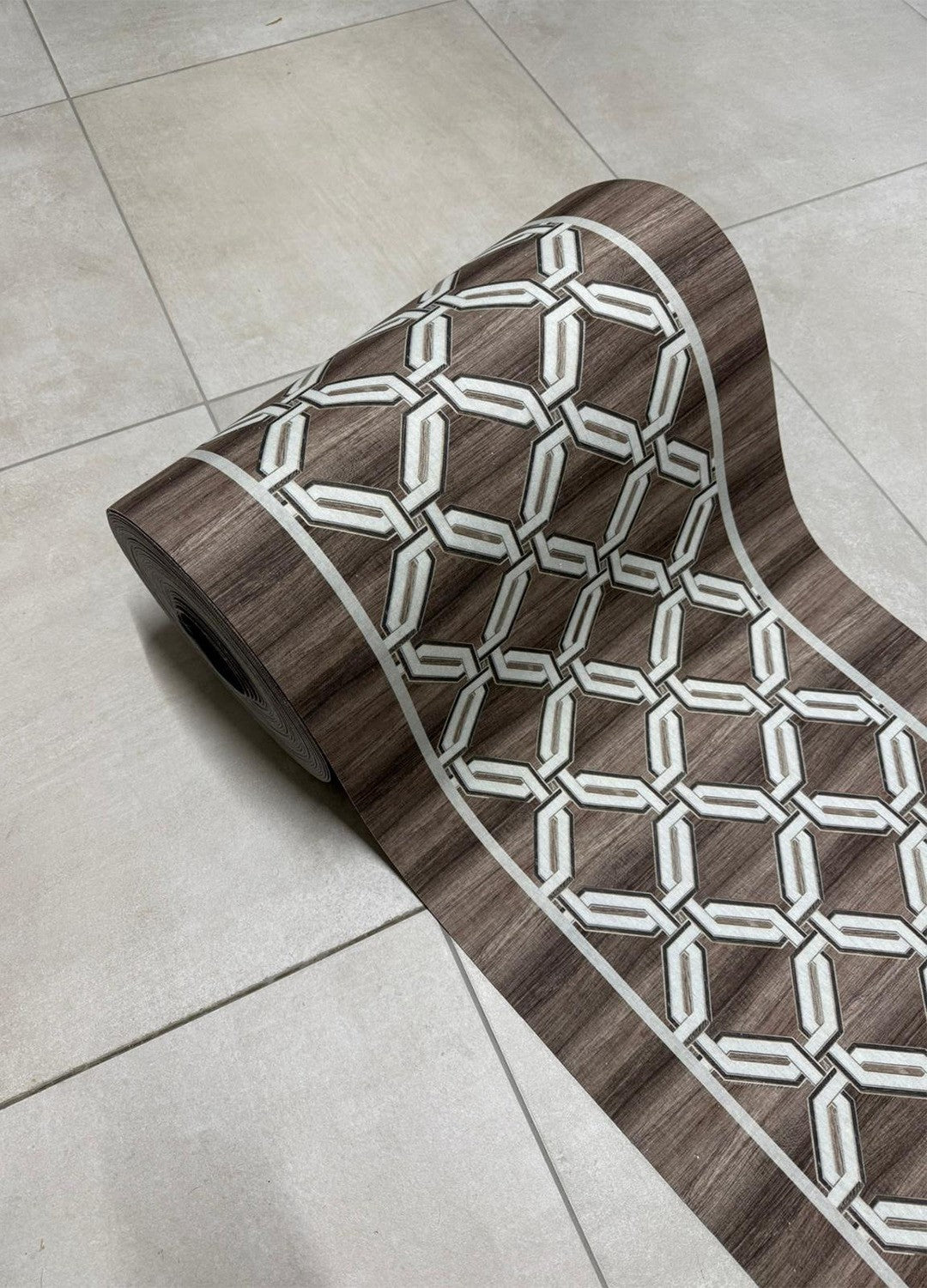 Tappeto Cucina a metro Fantasia Decò in PVC H 50 cm - lunghezza a scelta, con antiscivolo