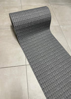 Tappeto Cucina a metro Fantasia Rattan Grigio in PVC H 50 cm - lunghezza a scelta, con antiscivolo