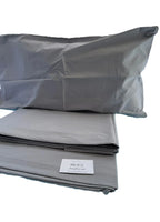 Completo Lenzuola Matrimoniali in Tinta Unita, Vari colori, in Puro Cotone, Prodotto Italiano