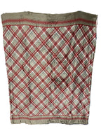 Plaid Agnellato Scozzese 130x160 cm – Coperta Calda in Flannel con Interno Effetto Pelliccia