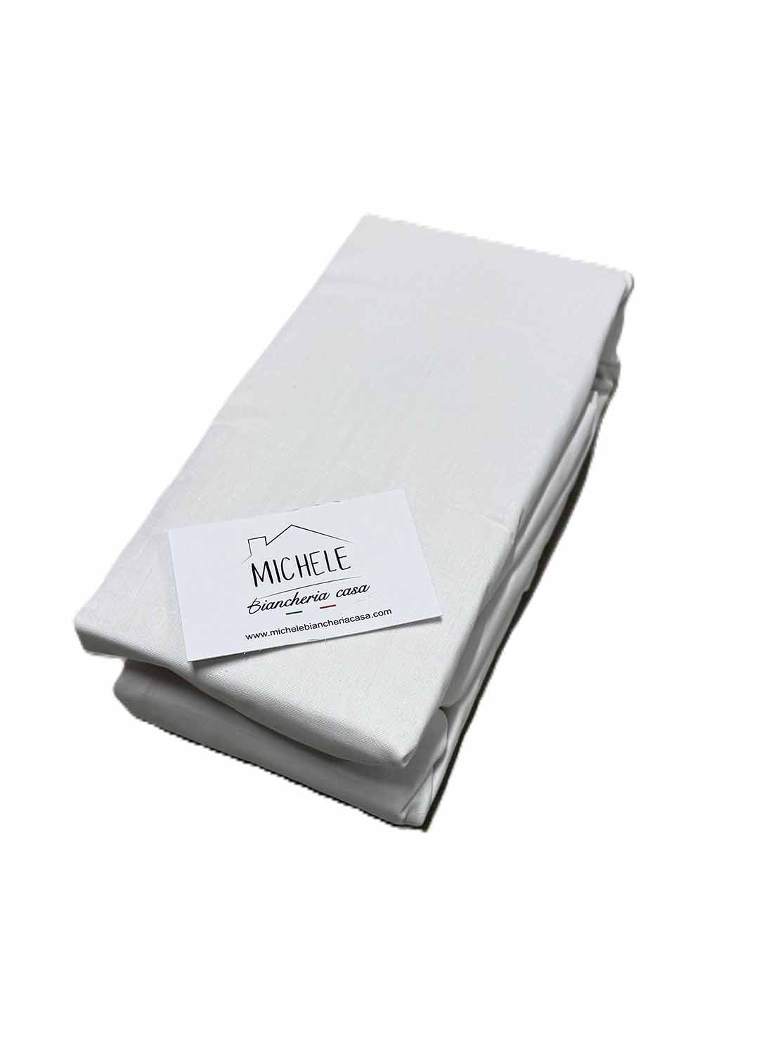 Lenzuolo Letto Singolo da sotto in tinta unita in puro cotone