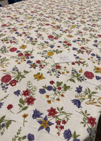 Tovaglia in Cotone 100% Fantasia Floreale – Misure 140x180 cm (6 persone) e 140x240 cm (8/12 persone)