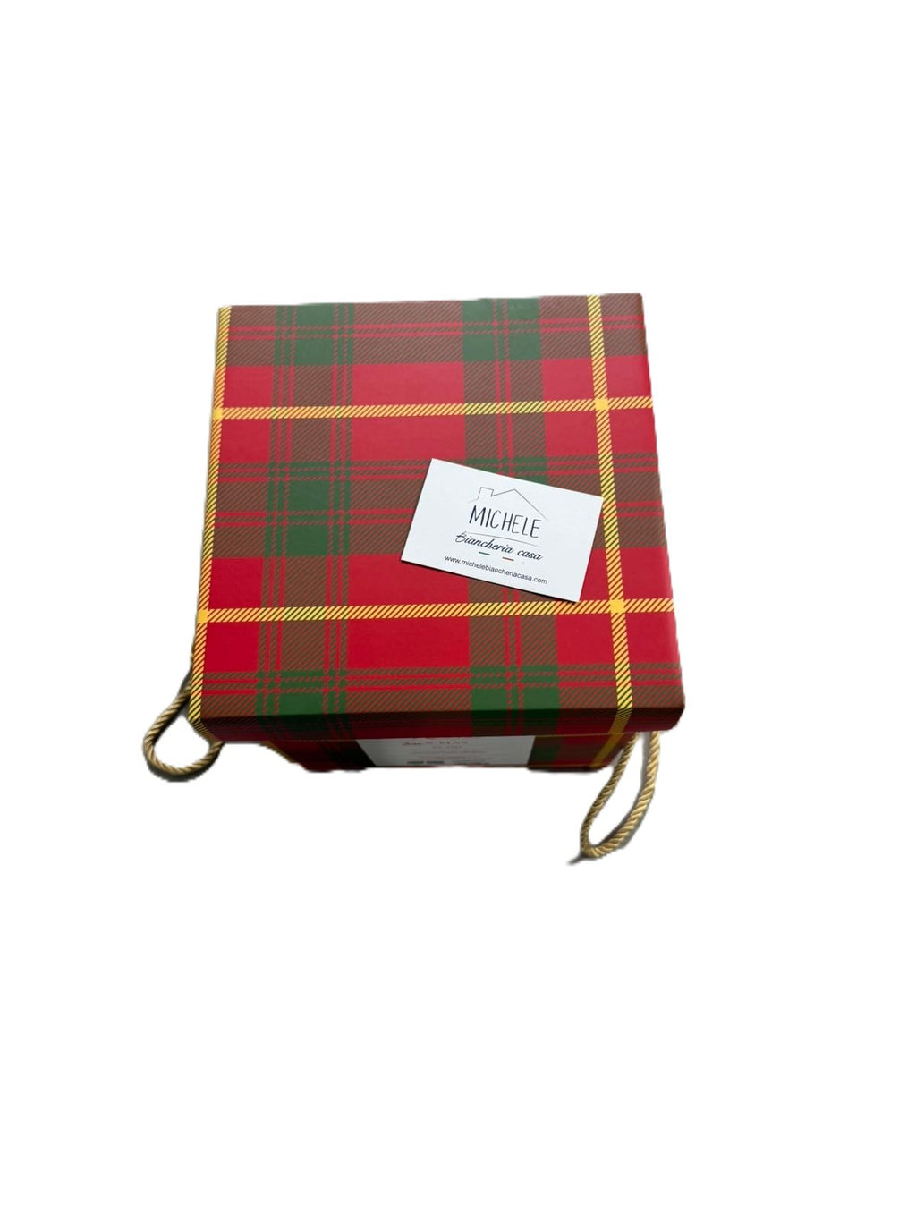 Plaid in Coral Morbido 130x160 cm – Fantasia Scozzese Rossa con Scatola Regalo