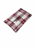 Tappeto Indiano Intrecciato a Mano Antiscivolo – Cotone e Poliestere – 50x80 / 60x110 cm - Rosso