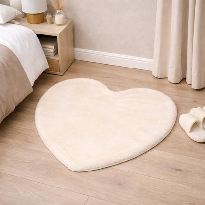Tappeto soffice Cuore, con antiscivolo