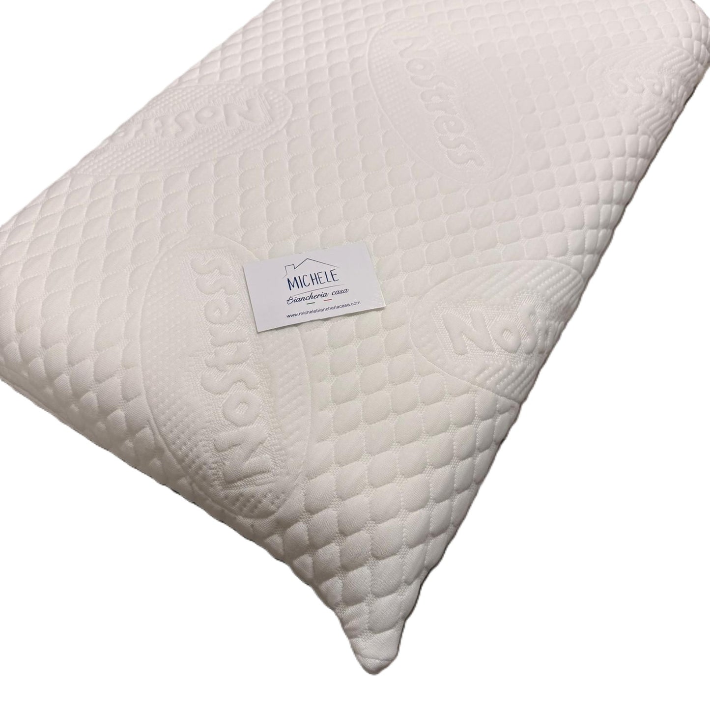 Guanciale in Memory Foam Ortopedico – Cuscino Letto Traspirante e Antistress