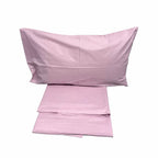 Completo Lenzuola Matrimoniali in Tinta Unita, Vari colori, in Puro Cotone, Prodotto Italiano