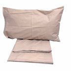 Completo Lenzuola Matrimoniali in Tinta Unita, Vari colori, in Puro Cotone, Prodotto Italiano