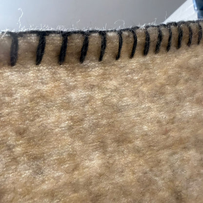 Coperta in Lana Cotta 150x170 cm Made in Italy – Fantasia Montagna e Sciatore