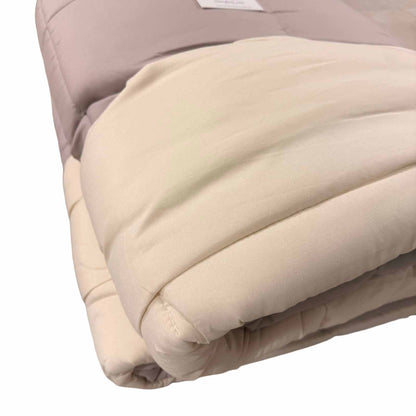 Trapunta Matrimoniale Double Face Effetto Piuma 260x260 cm in Morbida Microfibra, vari colori